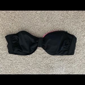 Victoria’s Secret Pink black bandeau top